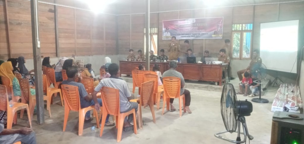 Musyawarah Pembentukan Koperasi Desa Merah Putih Syariah Laure-e Tahun 2025